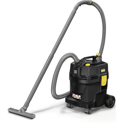 Aspirator profesional, aspirare umeda si uscata, Karcher, 22 l, 1300 W, cu sac, 19 kPa, cablu 6 m, protectie umiditate IPX4, 5.7kg, include duza spatii inguste si filtru tip cartus PES, 230V la retea