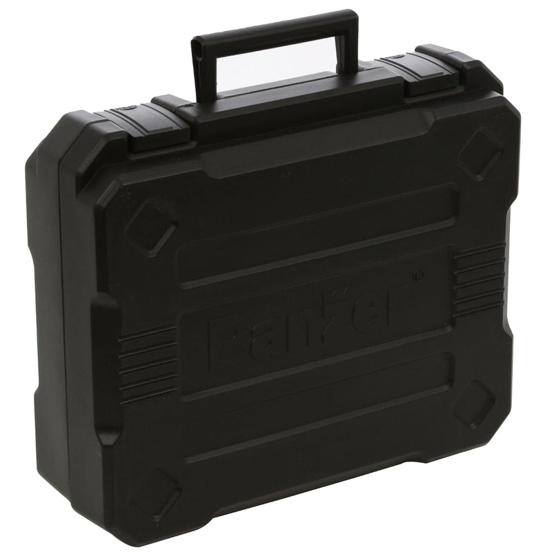 Masina de gaurit si insurubat, cu percutie, cu 1 acumulator, 18V, 1.5Ah, Panzer, 1500 rpm, mandrina rapida, cu valiza, mandarina 2-13mm, functionare stanga dreapta, incarcator rapid, 6 burghie, biti