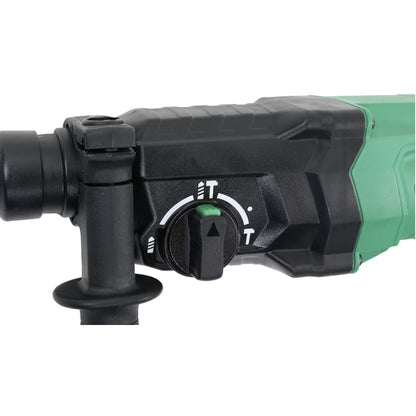 Ciocan rotopercutor Hikoki, 730 W, cu cablu, 1050 rpm, SDS-plus, cu valiza, 230V, cablu 3.5m, 2.7 kg, Sistem percutie, profesional, beton, lemn, otel, cu carota sau burghiu