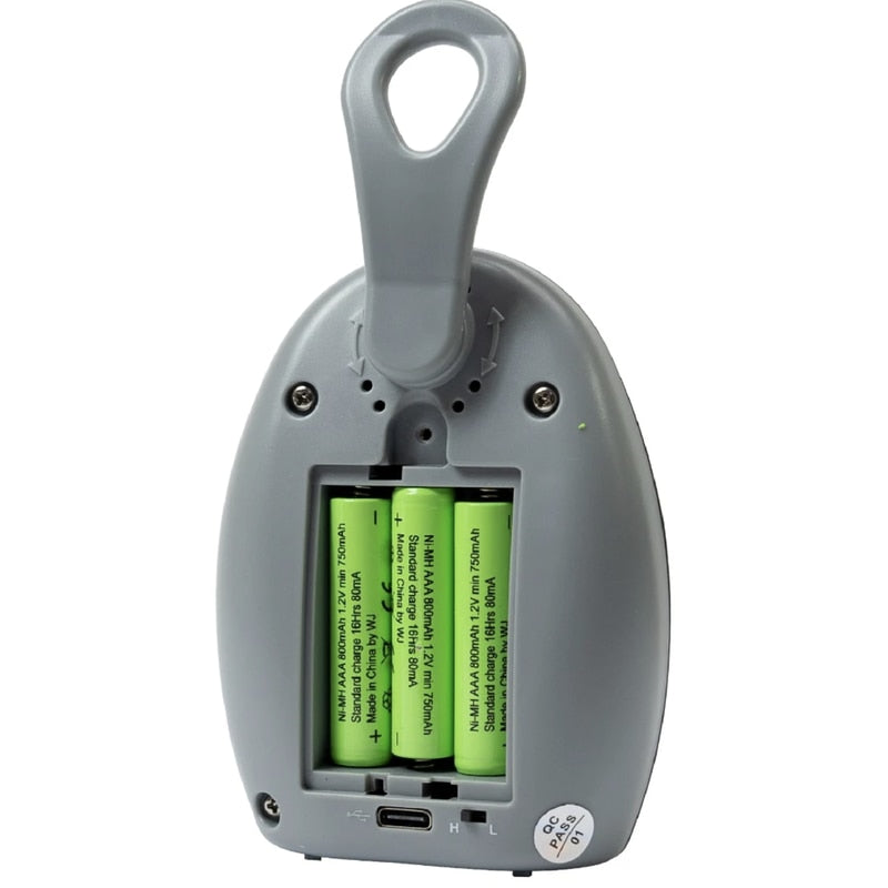 Audio baby monitor PNI, wireless, cu lampa de veghe, cu difuzor, functie VOX si Pager, sensibilitate microfon reglabila fara fir, include 6 baterii x AAA, din plastic, alb, receptor alimentare 230 V