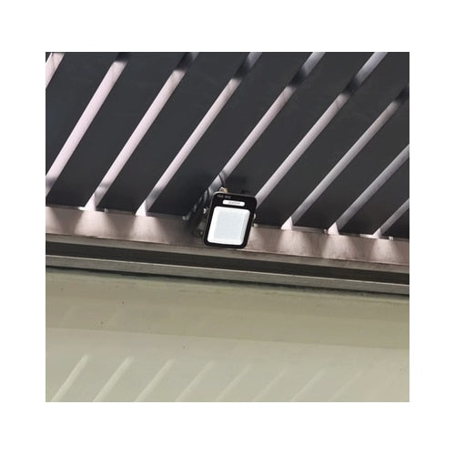 Proiector LED Hoff, 150 W, 16500 lm, lumina rece, IP65, 6500K, 220V, 0.3 m cablu, protectie exterior, lumineaza la 15 m distanta proiectie, aluminiu, 25.000 ore functionare