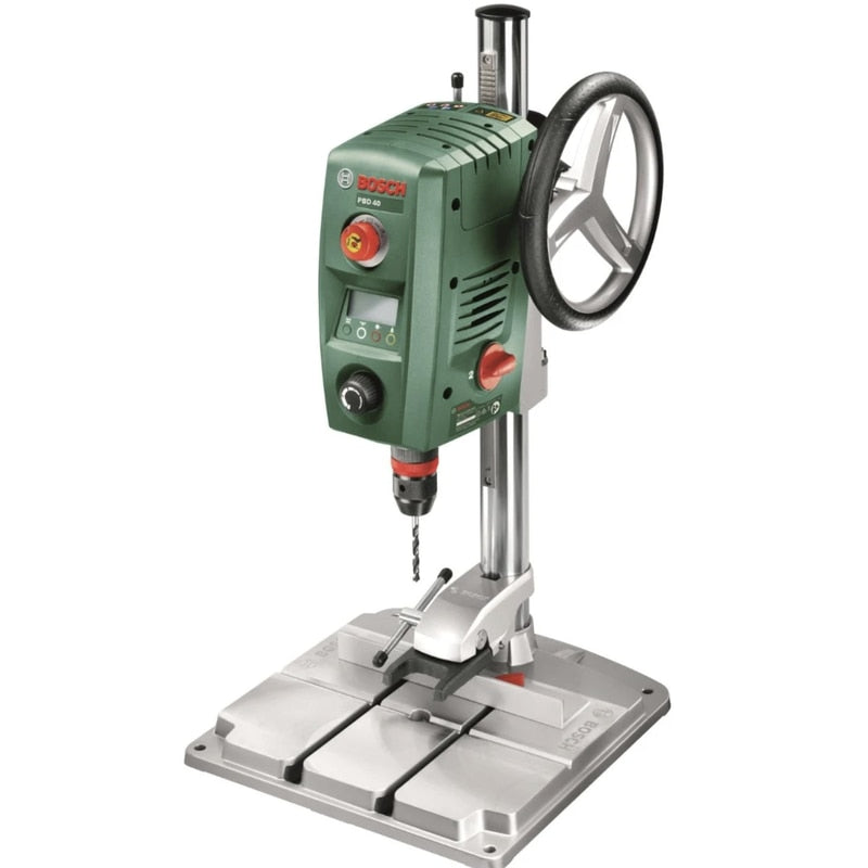 Masina de gaurit cu coloana, cu cablu, Bosch PBD 40, 710 W, 2500 rpm, mandrina rapida, include limitator paralel, clema strangere rapida, 11.2 kg, mandarina 1.5 - 13, 40 mm lemn, 13 mm otel, 230 V
