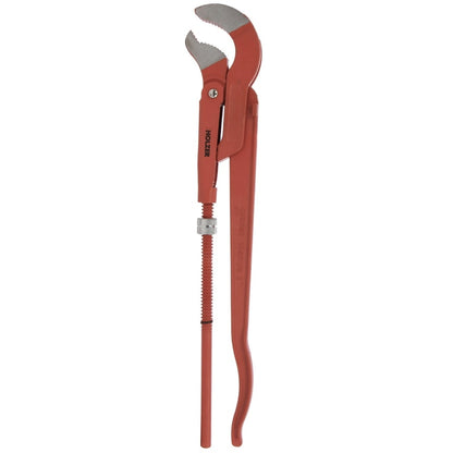 Cleste reglabil pentru tevi, Holzer, forma S, dinti zimtati, otel rezistent, 6.5 cm