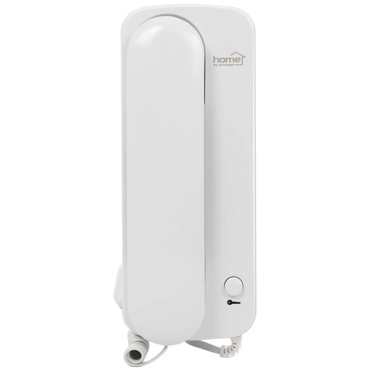 Interfon audio Home, 1 post, montaj incastrat, LED, 230V, 8.7x22.7x4.5cm