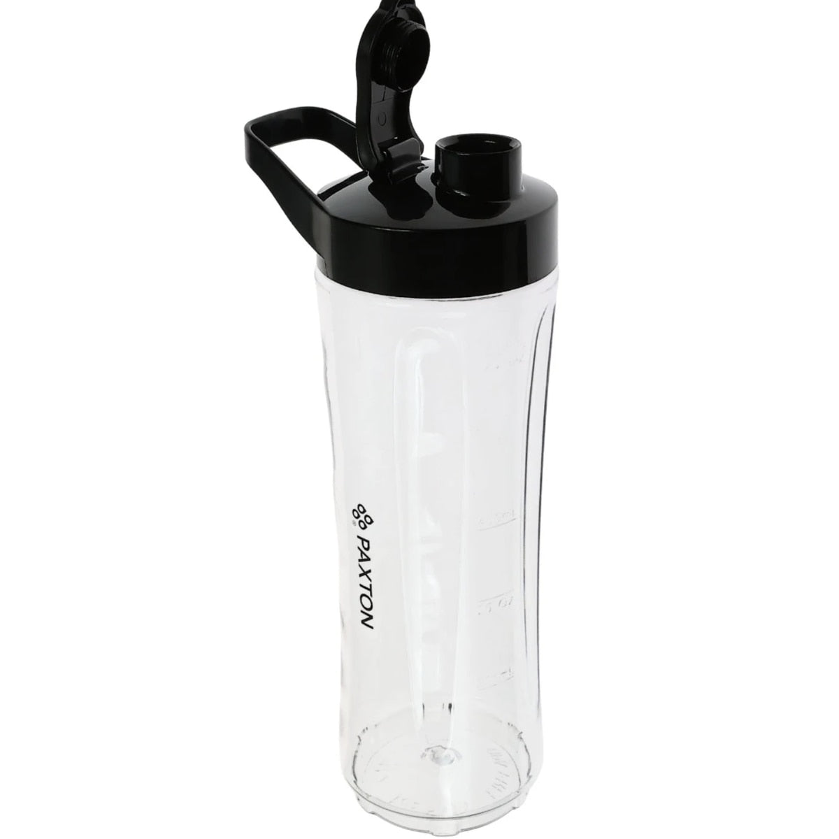 Blender, Paxton, 350 W, 2 trepte de viteza, 0.6 litri, functie Pulse, lama inox, include 2 recipiente sport to go, 2 capace etanse pentru baut argintiu, antialunecare, 1.3 kg, cablu 0.8 m, 230V