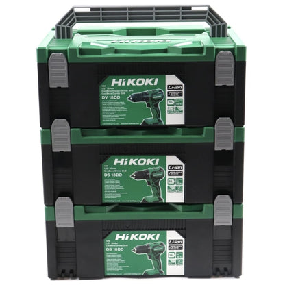 Masina de gaurit si insurubat, cu valiza si 2 acumulatori inclusi, profesional, 18V, 5 Ah, Hikoki, 1700 rpm, mandrina rapida, motor fara perii, 13 mm deschidere mandarina, cuplu 55Nm max, 1.4 kg