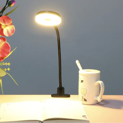 Veioză LED Hoff, cu clips, 6 W, 450 lm, lumina neutra 4000K, 45x12cm