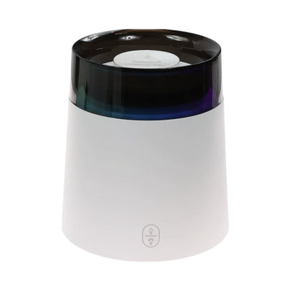 Difuzor aromaterapie ultrasonic H10, alb, 0.15 litri, lumina ambientala, 220V, 400 g, indicator LED, recomandata: dormitor, living, birou, oprire automat