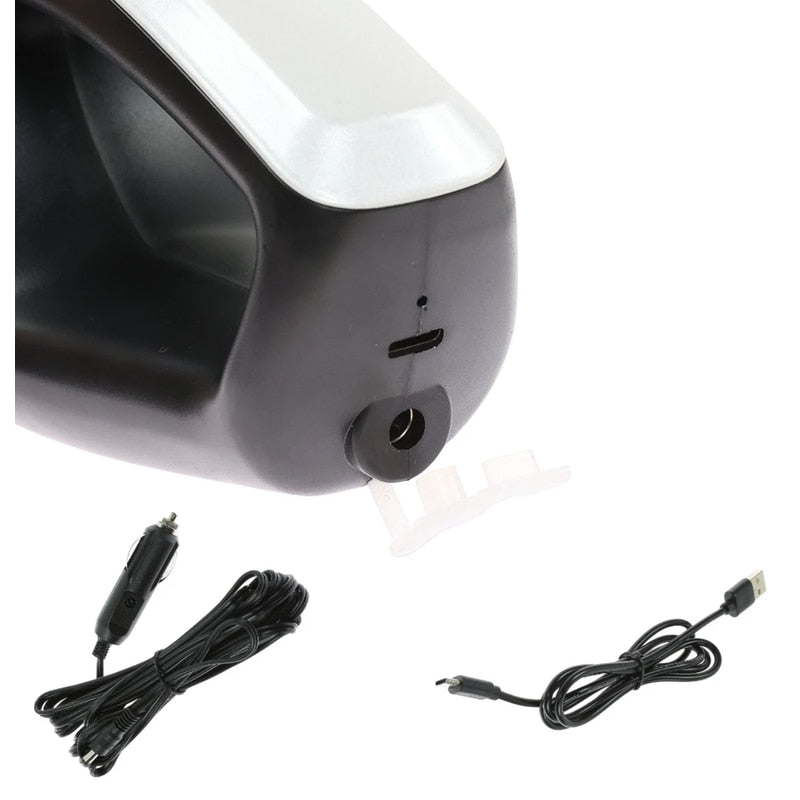 Aspirator de mana, Paxton, aspirare umeda si uscata, pentru uz casnic si auto, filtru HEPA, 0.45 l, acumulator, Li-ion 7.4 V 3600 mAh, lumina LED, 150 W, alb + negru, 0.58 kg, USBC, cablu masina
