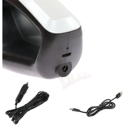 Aspirator de mana, Paxton, aspirare umeda si uscata, pentru uz casnic si auto, filtru HEPA, 0.45 l, acumulator, Li-ion 7.4 V 3600 mAh, lumina LED, 150 W, alb + negru, 0.58 kg, USBC, cablu masina