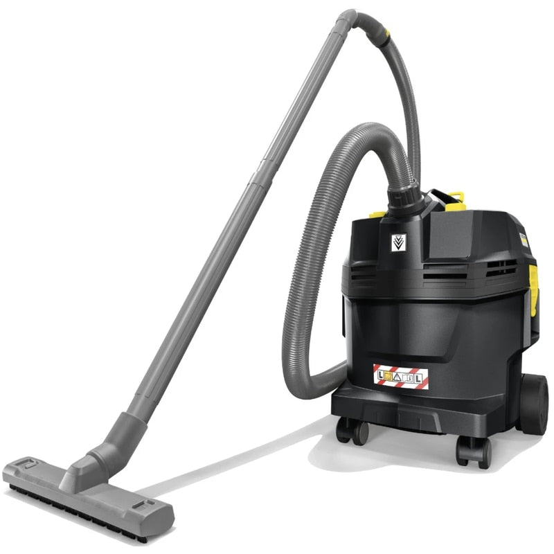 Aspirator profesional, aspirare umeda si uscata, Karcher, 22 l, 1300 W, cu sac, 19 kPa, cablu 6 m, protectie umiditate IPX4, 5.7kg, include duza spatii inguste si filtru tip cartus PES, 230V la retea