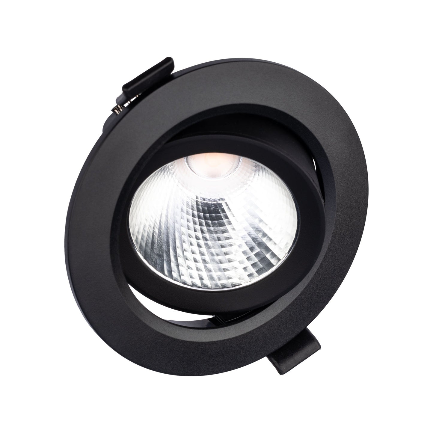 Spot LED incastrat PT 08 70431, 10W, lumina neutra, orientabil, negru mat