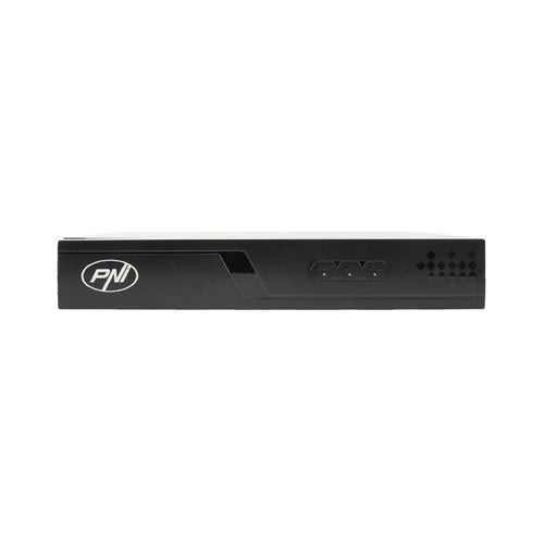 NVR PNI House pentru camere de supraveghere, 10 canale 4K 8MP, 4 canale POE si 6 canale IP, negru