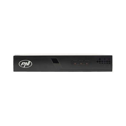 NVR PNI House pentru camere de supraveghere, 10 canale 4K 8MP, 4 canale POE si 6 canale IP, negru