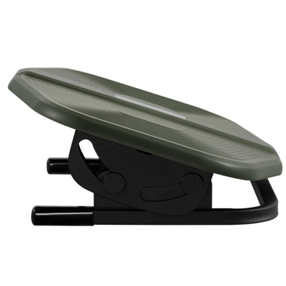 Suport picioare pentru birou, confort pentru picioare, ideal pentru birou, relaxare, intindere, pad-uri anti-alunecare, reduce stresul, reglabil +20° si -20°, verde, 40 x 30 x 9.9 cm