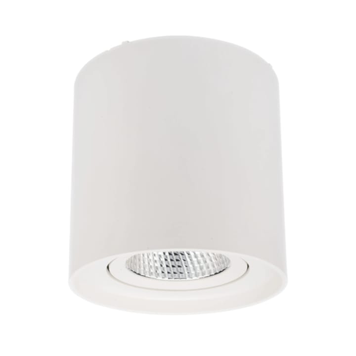 Spot LED aparent, 10 W, 1270 lm, lumina neutra, orientabil, alb mat, 220V, 11.1 cm inaltime, rotund, 20.000 ore durata viata medie