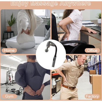 Pistolul electric de masaj muscular cu percutie este, modern, relaxare musculare, recuperarii efort fizic, 4 in 1 capete interschimbabile, masaj profund spate gat, umeri, brate si picioare, NETERRA