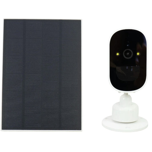 Camera de supraveghere smart, inteligenta, 4MP, panou solar 3W, acumulator 4000mAh, IP65, detectie miscare, microfon, difuzor, vizibilitate nocturna, audio bidirectional, exterior