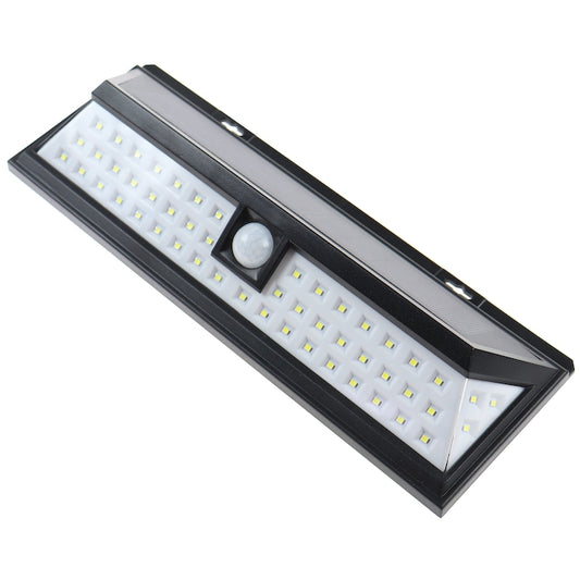 Aplica solara LED, 5W, 360lm, lumina rece, cu senzor de miscare, 3 moduri de iluminare