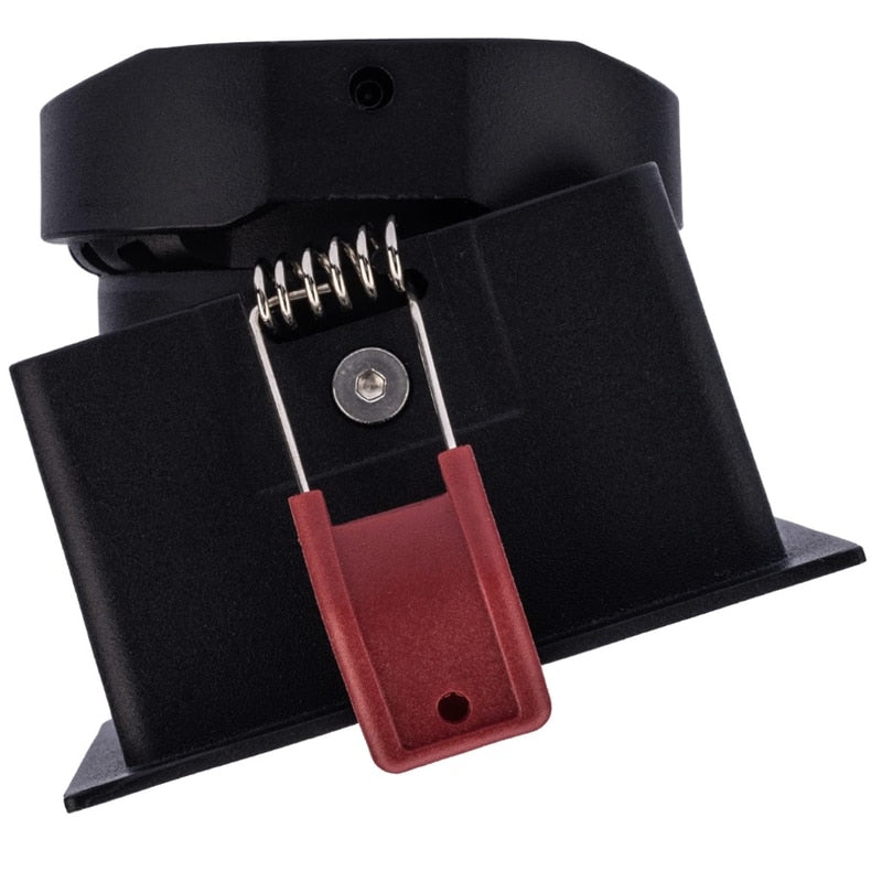 Spot incastrat, negru, 12W, 1100 lm, lumina neutra, 4000K, patrat, IP 20, adancime 6.7 cm, latura 8.4 cm, 20.000 ore, usor de montat