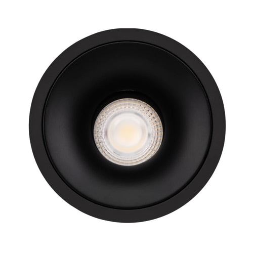 Spot LED incastrat, 7 W, lumina neutra, 4000K, orientabil, negru mat, rotund, diametru 8.2 cm, adancime 4.6 cm, MT 70408, 220V