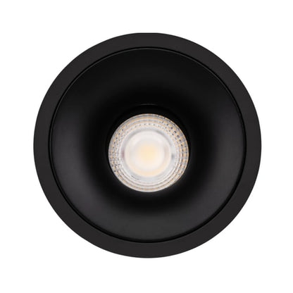 Spot LED incastrat, 7 W, lumina neutra, 4000K, orientabil, negru mat, rotund, diametru 8.2 cm, adancime 4.6 cm, MT 70408, 220V