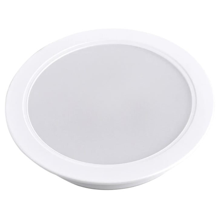 Spot LED incastrat Hoff, 12 W, 1380 lm, lumina neutra, 4000K alb, diametru 14.5 cm, rotund, 20.000 ore dura viata medie, 220V