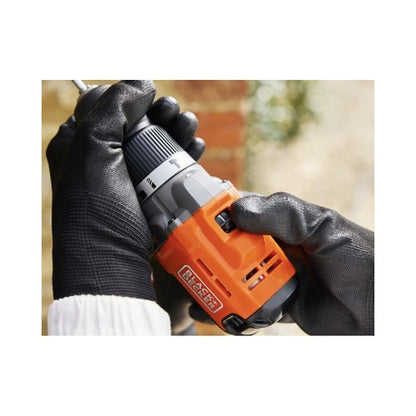 Masina de gaurit si insurubat cu percutie Black Decker, 18 V, 2 Ah, mandrina rapida, cu valiza