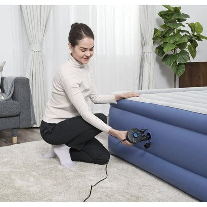 Pompa aer pentru produse gonflabile, electrica 12 / 220 V, Bestway AC / DC+ 3 adaptoare potrivite la aproape oricare valva de umflare, usoara, compacta, vacante sau excursii, umfla si dezumfla rapid