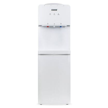 Dozator apa de podea cu compresor Zass ZWD 17 CNS, Putere incalzire 550W, putere racire 90W, compatibil cu bidoane de apa 11 l si 19 l, Silentios 36 dB, Culoare Alb