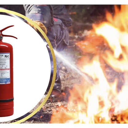 Extinctor PSI P6, 6 kg, pulbere, 34A/183B/C, diametru 162mm, inaltime 520mm