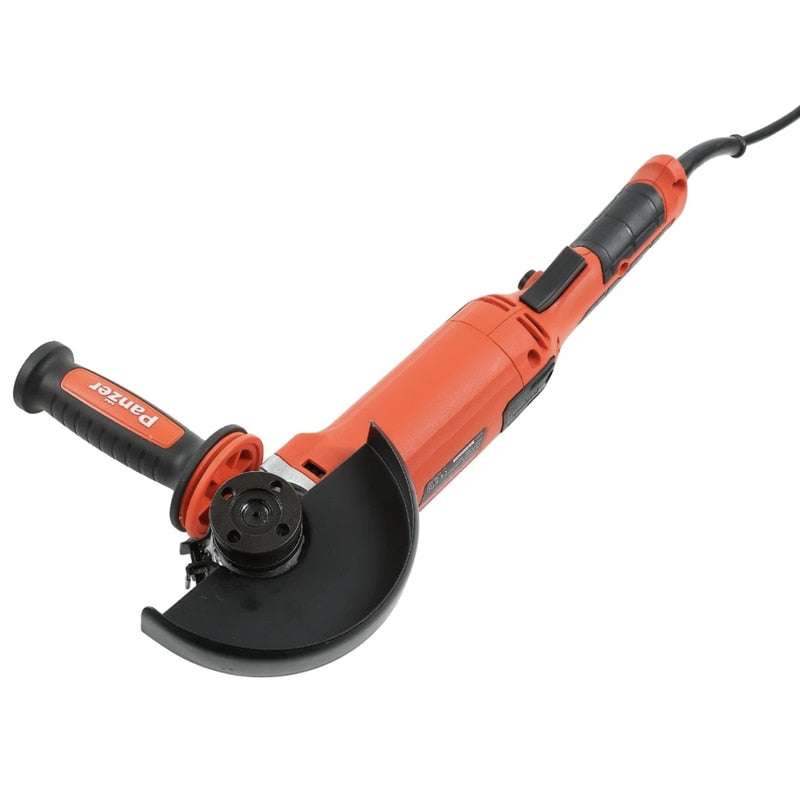 Polizor unghiular Panzer, 1050 W, 11000 rpm, diametru disc 125 mm, include aparatoare, cheie splinturi, maner auxiliar, 1.8 kg, 230 V, M14, Sistem de blocare, Aparatoare, flexibilitate, compact