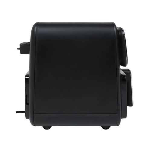 Friteuza cu aer cald, airfryer, Paxton, 1400 W, 4 litri, 8 programe, timer, afisaj digital tactil, termostat reglabil, interval temperatura de la 80 la 200 grade, negru, 5 kg, 1m