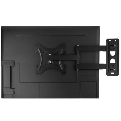Suport de perete cu brat mobil televizor 14 – 55 inch, maxim VESA 400 x 400, unghi rotitre lateral +-90, TV sau monitor in living, dormitor, birou sau bucatarie, pentru majoritatea modelelor, NETERRA
