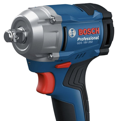 Masina de insurubat cu impact, pe acumulator neinclus, 18 V, Bosch Profesional, 2300 rpm, mandrina patrat 1/2, mobilitate, motor fara perii, 1.5 kg, diametru surub M10 - M18, cuplu 85, 200, 300 Nm