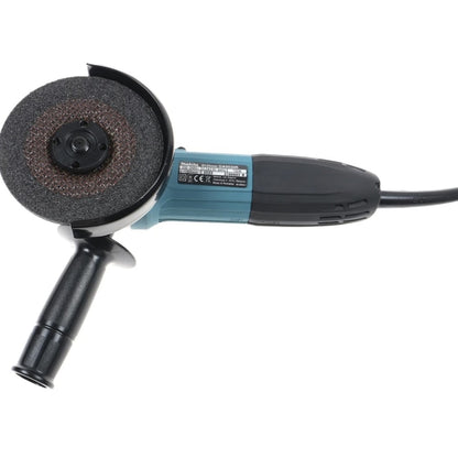 Polizor unghiular Makita, 720 W, turatie 11000 rpm, diametru disc 125 mm, profesional, include aparatoare, cheie splinturi, flansa de prindere, maner auxiliar, piulita pentru flansa, 1.8kg, 220V, M14