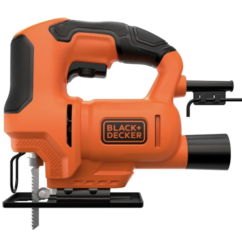Fierastrau electric vertical, pendular, Black Decker, 400 W, taiere lemn, metal, plastic, include panza, prindere fara cheie, 3000 curse / min, 1.6 kg, 89 dB, 220V