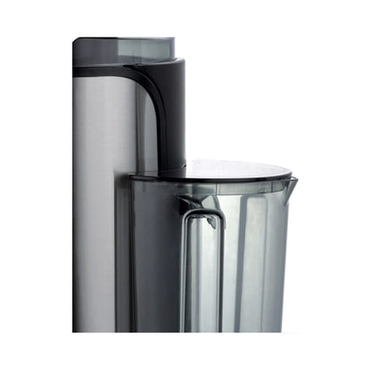 Storcator de fructe si legume Albatros 1000, 1000 W, 2 viteze, recipient pulpa 1.6 l, recipient suc 0.75 l, accesoriu impingere, negru cu argintiu