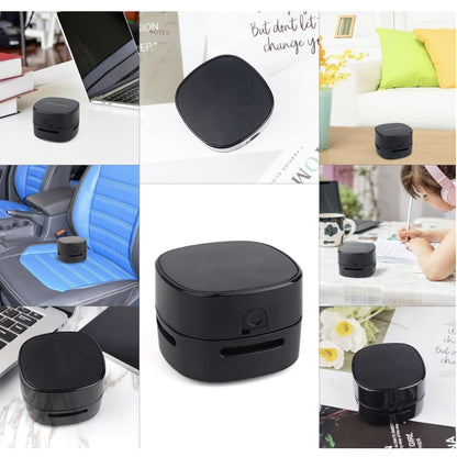 Mini aspirator portabil pentri birou NETERRA, dispozitiv compact si practic, curatarea rapida a firimiturilor, prafului si murdariei fine, pe tastatura, masa sau alte suprafete mici, fara fir