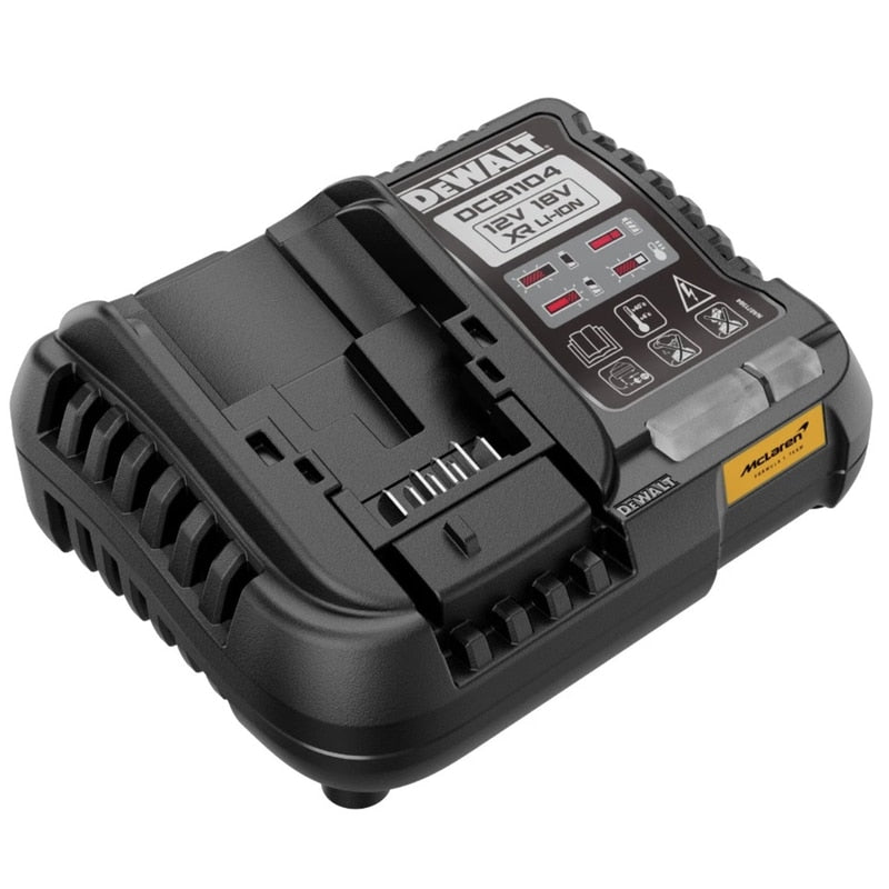 Masina de insurubat cu impact, cu 2 acumulatori inclusi, 18 V, 4 Ah, DeWalt McLaren, profesional, 3250 rpm, madrina hexagon 1/4, motor fara perii, cu valiza, cuplu max 206.2 Nm, mandarina 6.35 mm