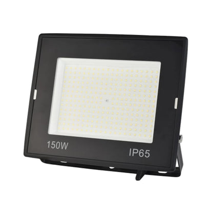 Proiector LED Hoff, 150 W, 16500 lm, lumina rece, IP65, 6500K, 220V, 0.3 m cablu, protectie exterior, lumineaza la 15 m distanta proiectie, aluminiu, 25.000 ore functionare