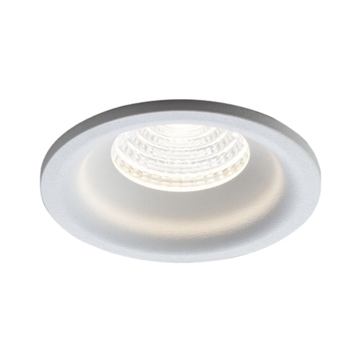 Spot LED incastrat, 9 W, lumina neutra, alb mat, diametru 7.5 cm, adancime 6.5 cm, MT 70378
