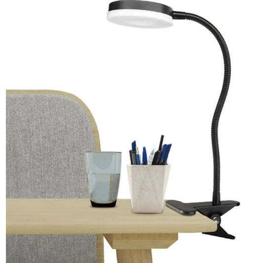 Veioză LED Hoff, cu clips, 6 W, 450 lm, lumina neutra 4000K, 45x12cm