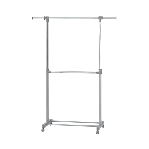 Suport, stander haine cu bara umerase, metal si plastic, 139 x 42.5 x 105.5, inaltime 177 cm
