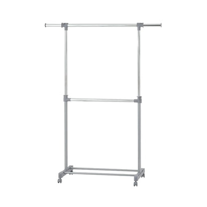 Suport, stander haine cu bara umerase, metal si plastic, 139 x 42.5 x 105.5, inaltime 177 cm