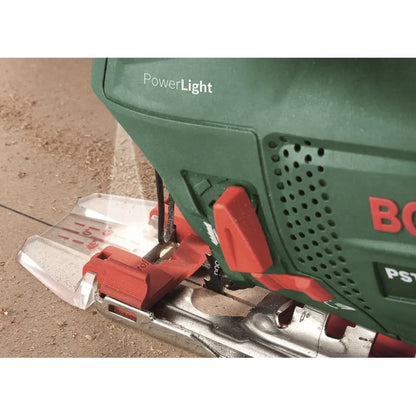 Fierastrau electric vertical, pendular, Bosch, 620 W, 3100 curse / min, 4 trepte, taiere oblica 45 grade, ghidare stabila, 2.2 kg, 230 V, adancime in otel 8 mm, lemn 90 mm, aluminiu 15 mm, SDS-plus