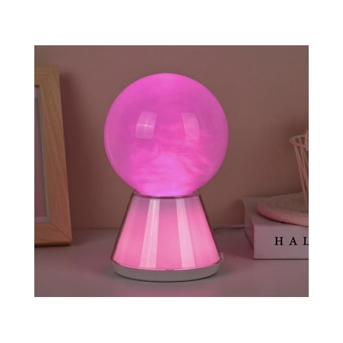 Veioză LED RGB Hoff 7590FB, 5 W, alb, modern, 17.5x11cm