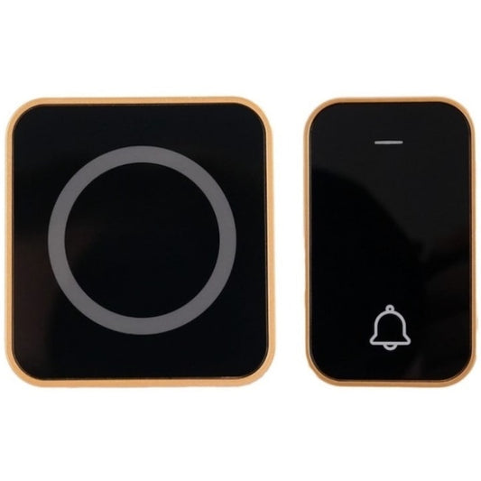 Sonerie fara fir, Wireless, 38 melodii, 70 m, 70 dB, IP44, rezistent la temperaturi -10 pana la 45, negru