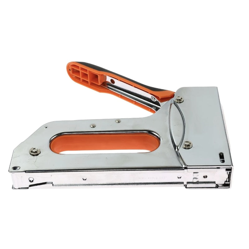 Capsator manual, Holzer, metal, 2 in 1, folosit pentru prinderea materialelor textile, folii, panouri subtiri sau alte aplicatii de fixare, robusta, rezistenta, 0.8 kg, manevrare usoara, capse, cuie