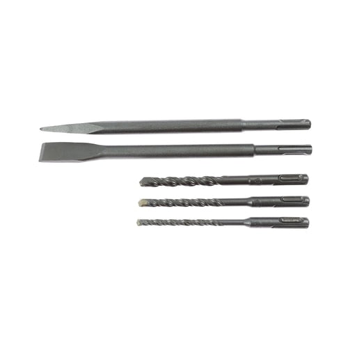 Ciocan rotopercutor Panzer, 900 W, cu cablu, SDS plus, cu valiza, 1 mandrina rapida, 3 burghie, 1 dalta si 1 spit